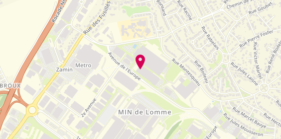 Plan de Conforama, Centre Commercial Englos Les Géants
Rue de l'Europe, 59160 Lille