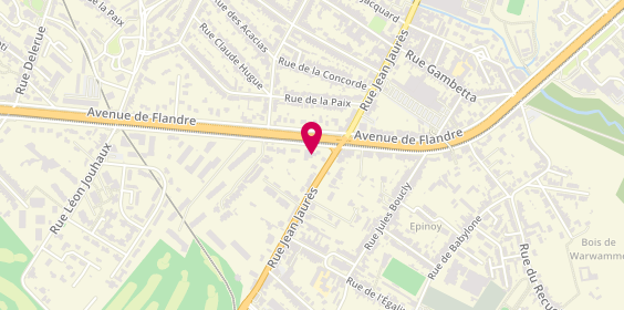 Plan de SCHMIDT, 12 avenue de Flandre, 59491 Villeneuve-d'Ascq