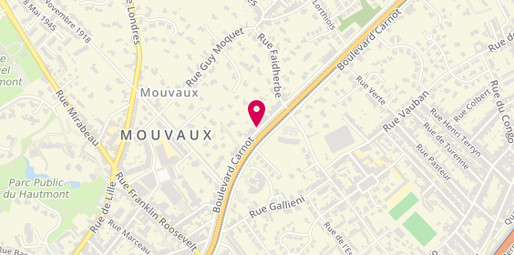Plan de Christian Bontoux Encadrement, 75 Boulevard Carnot, 59420 Mouvaux