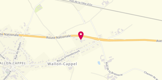 Plan de La Poule de Paille, 1020 Route Nationale, 59190 Wallon-Cappel